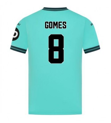 Wolves Joao Gomes #8 Udebanetrøje 2025-26 Kort ærmer Wolves Joao Gomes #8 Udebanetrøje 2025-26 Kort ærmer